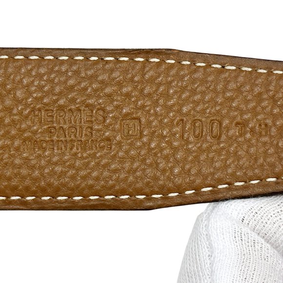 Hermes Hermès Constance belt for men, reversible box calf leather in black and - Picture 4 of 10